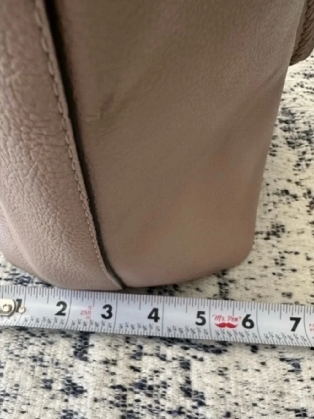 Kate Spade Stone Pebbled Leather Tote with Braided Straps